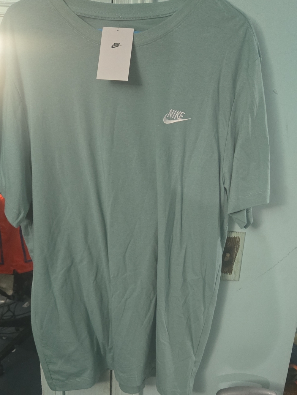 Nike Men's Light Mint Crew Neck T-Shirt